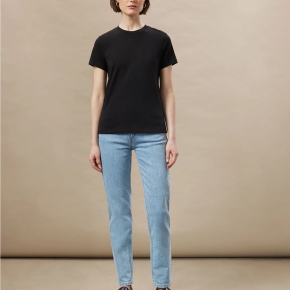 Frank & Oak Blue Straight Leg Jeans - Picture 5 of 6